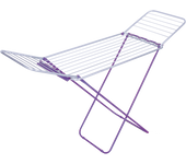 Tendedero plegable con alas aluminio, 20 metros de tendido, 54.5 x 130 x 1.7 cm