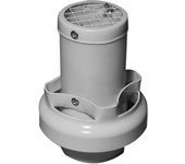 Deflector coaxial aluminio horiz. 80/110 estanca