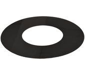 Embellecedor plano circular en black para tubo aislado gama sw ø80 dinak