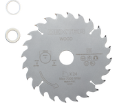 Disco de sierra circular para madera dexter, 190 x 30 mm y 24 dientes