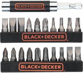 Black+ decker a7074 juego 21 puntas atornillar + adaptador
