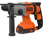 Black+ decker bcd900e2k martillo 1,2j sds-plus 2 bat 18v 5ah