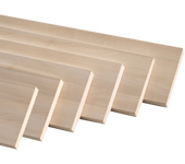 Kit de 6 tapetas lisas de mdf melamina acacia 90x10x2200mm