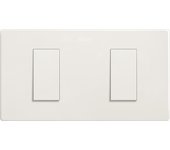 Kit 2 interruptor/conmutador 1 módulo simon 270 blanco