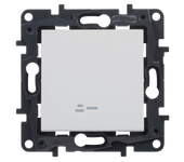 Interruptor con led legrand niloé step blanco