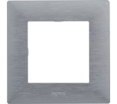 Marco individual legrand niloé step aluminio pulido
