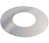 Embellecedor plano circular inox para tubo aislado gama sw ø200 dinak
