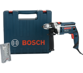 Taladro con cable bosch professional gsb 16 de 750 w + brocas y maletín
