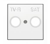 Tapa para toma tv-r/satelite sky en blanco