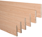 Kit de tapetas impresas de mdf roble 90x10 mm