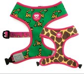 Dukier Savana Arnés Rreversible Estampado Jirafa para perros