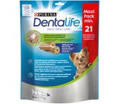 21 barritas Dentalife Snacks Dentales para perros de raza pequeña
