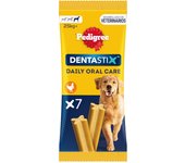 7 barritas Pedigree Dentastix Snacks Dentales para perros grandes