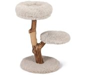 Designed by Lotte Zora Mueble Rascador de Madera Gris para gatos