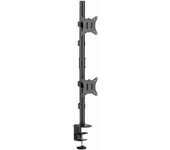 Gembird Ma-d2-02 Soporte de Escritorio Vertical para Monitores 17"-32" VESA 100 Max 9kg Negro