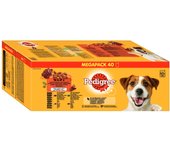 Pedigree bolsitas comida húmeda para perros - 40 x 100 g 4 surtidos en gelatina