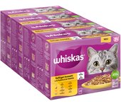 Whiskas Senior en bolsitas 144 x 85 g - Megapack Ahorro - Senior 7+ Selección de aves en gelatina