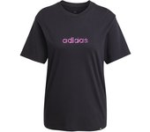 Camiseta adidas camo lin mujer negro