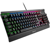 teclado mecanico gaming sharkoon sgk3 rgb switch azul