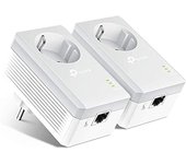 kit 2 adaptador de homeplug ethernet tp-link tl-pa4010pkit 500mbps