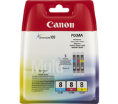 tinta canon 0621b029 cli8 multipack