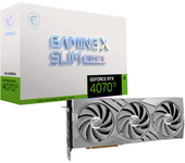 tarjeta grafica msi nvidia rtx 4070 ti gaming x slim | 12gb | gddr6x | white