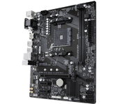 placa amd ryzen gigabyte a320m-s2h am4 ddr4 pcx matx hdmi dvi