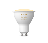 bombilla inteligente philips hue white ambiance gu10 350 lumens