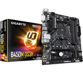 placa amd ryzen gigabyte b450m ds3h am4 ddr4 pcx matx hdmi dvi