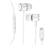auriculares magneticos sbs teinearlightw blanco lightning con microfono