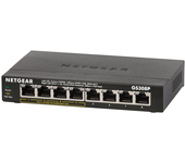 8-port gb poe switch fanless