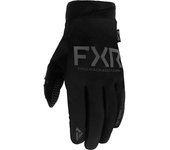 FXR Cold Cross Lite Guantes de motocross juvenil - Negro Gris (M)
