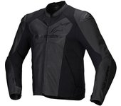 Alpinestars Faster V3 Airflow Chaqueta de moto perforada Cuero / Textil - Negro (52)