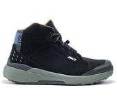 Sidi Nucleus Suede WP Zapatos de moto impermeables - Negro Verde (46)