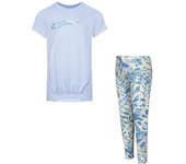 Conjunto nike dri-fit verde niña
