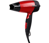 Aigostar Linda 32MBB - Secador de Pelo 1500W, Plegable, Portátil, Doble voltaje, Dispone de 2 Velocidades, Protección Contra el Sobrecalentamiento.