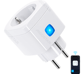 Aigostar Mini Enchufe Inteligente Wi-Fi,Compatible con Alexa y Google Home,Wi-Fi Smart Plug con Control Remoto AigoSmart App,10A,2300W, temporizador y ajuste del programa