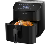 Taylor Swoden Amy - Freidora de aire de 4.5 L, 8 preajustes de cocción con un solo toque y función de precalentamiento, 1350W, digital, temporizador, libre de BPA, bandeja antiadherente, negro(AMY/02L73)