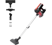 Aigostar Aspirador de Mano y Vertical 4 en 1. Potencia 600W, Filtro HEPA. Aspirador Tubo Telescópico, Cepillo de Suelo y Accesorio de Boquilla Estrecha.