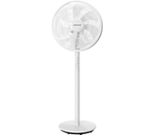 Ventilador de pie, 16 pulgadas, 7 aspas, 3 velocidades, Blanco