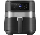 Taylor Swoden Andrea - Freidora sin aceite, 5,5 L, 1700 W.  Freidora de aire caliente, 7 menús programados, pantalla LED táctil, cesta de freír extraíble, incluye libro de recetas. Sin BPA