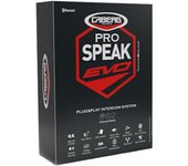 Caberg Pro Speak Evo Bluetooth Sistema de comunicación Single Set - Negro (un tamaño)