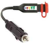OPTIMATE Monitor de estado de la batería con enchufe para enchufe del coche (No.126) -