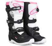 Alpinestars Botas de Cross  Tech 3 Mujer Negro-Blanco-Rosa
