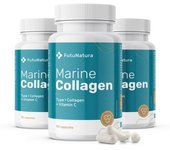 FutuNatura 3x Colágeno Marino 1000 mg, en total 270 cápsulas