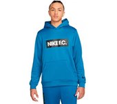 - Sudadera Dri-Fit NIKE FC Libero Fleece Hoodie, Hombre, Dark Marina Blue-White-Black, M