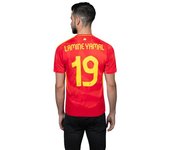Adidas - Camiseta Lamine Yamal - España Primera equipación Eurocopa 2024, Unisex, Rojo, S