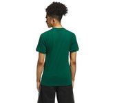 Adidas - Camiseta 3S Panel Tee, Hombre, collegiate green-better scarlet, L