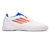 Adidas - Zapatilla de fútbol sala F50 League IN, Unisex, White-Solar Red-Lucid Blue, 10,5 UK