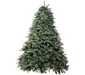MondoViro Árbol de navidad artificial verde de 270 cm de altura.